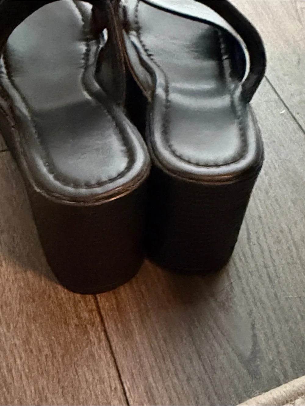 Women's Black Platform Slide Sandals - Sleek Wedge Comfort